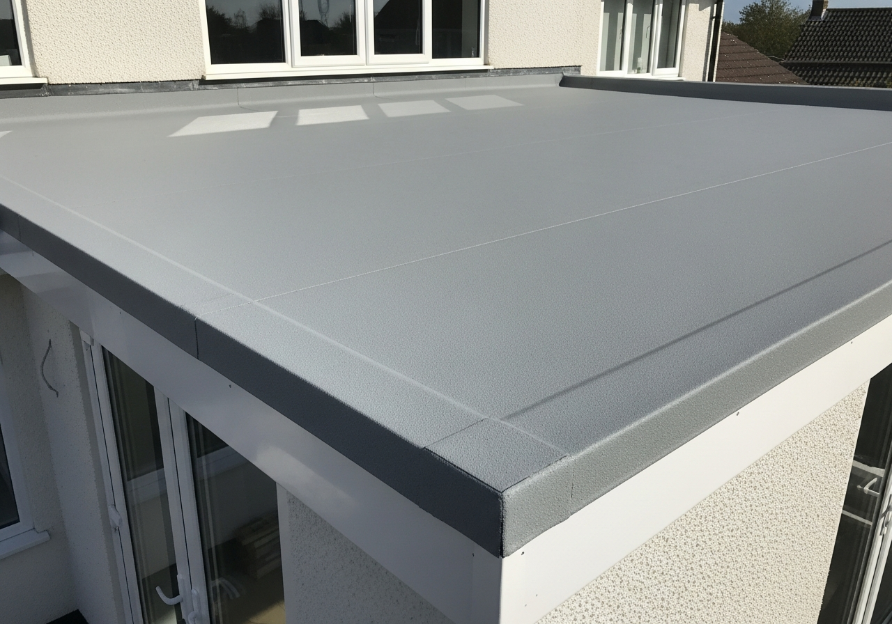 GRP Flat Roof Installation