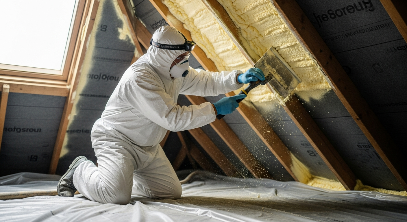 How to Get Spray Foam Insulation Removed (and Why You Might Need To)