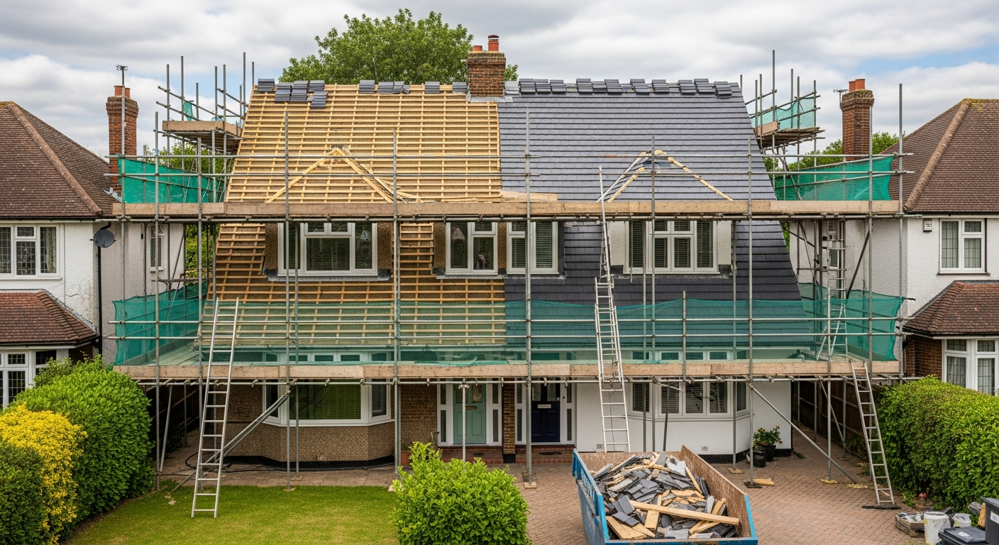 How Long Does a Roof Replacement Take in Kent?