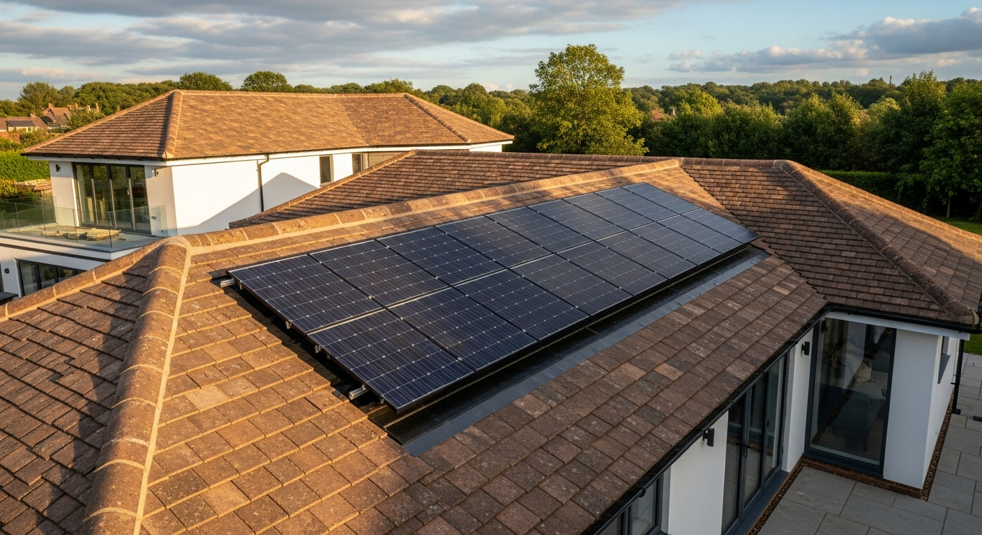 Canterbury Kent solar panel roofing integrated roof-ready preparation by StoneRidge Roofing