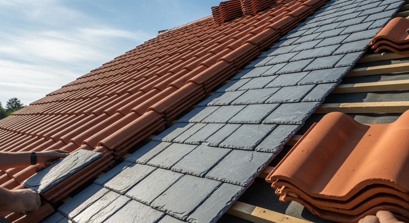 Canterbury Kent tile slate roofing clay tiles natural slate installation by StoneRidge Roofing
