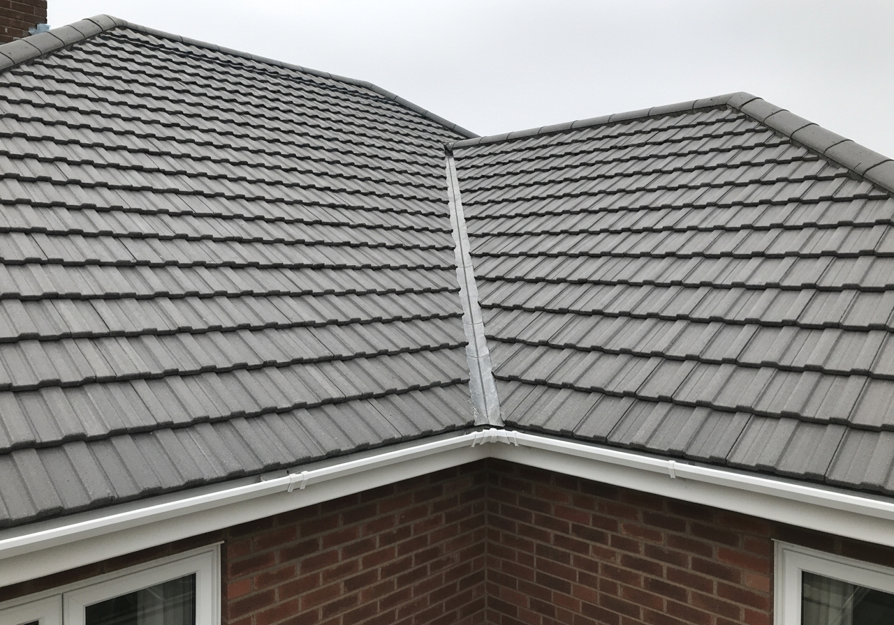 Professionally restored roof after spray foam removal